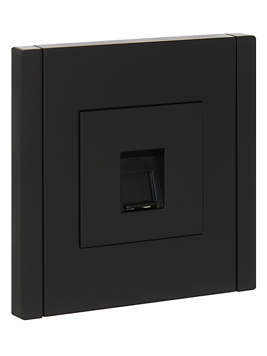 FORTEPIANO Розетка компьютерная RJ45 кат.5E FP132 черный IEK