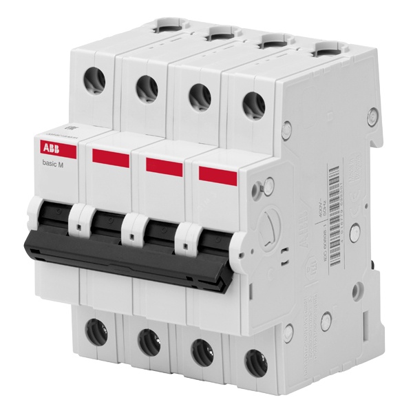 Автоматический выключатель ABB Basic M 4P 32A C 4,5кА, BMS414C32  2CDS644041R0324