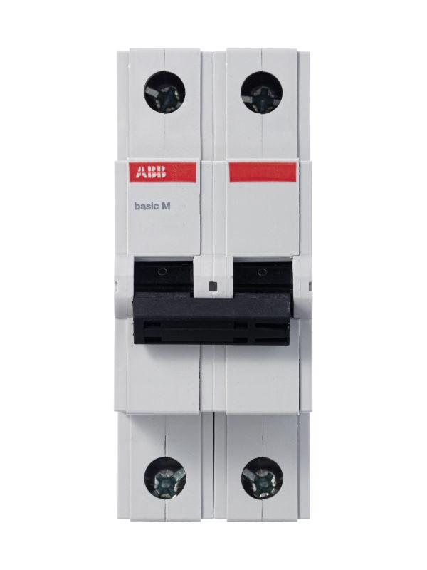 Автоматический выключатель ABB   2п C 20А 4.5кА Basic M BMS412C20  2CDS642041R0204