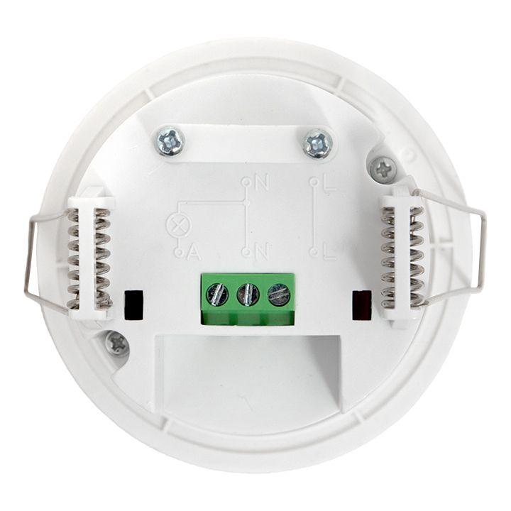 Датчик движения микроволновый MW-701 1200Вт 360град. до 20м IP20 бел. PROxima EKF dd-mw-701