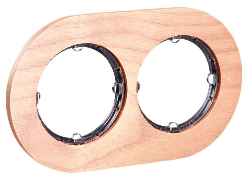 Рамка 2 поста Fontini DO, бук, 34802812