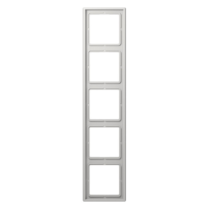 Рамка 5 постов Jung LS 990, светло-серый, LS985LG