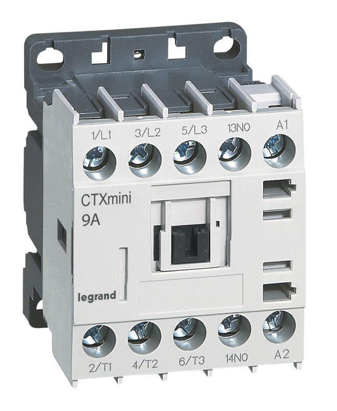 Контактор Legrand CTX-3 3P 9А 1HЗ ~230В мини 417036